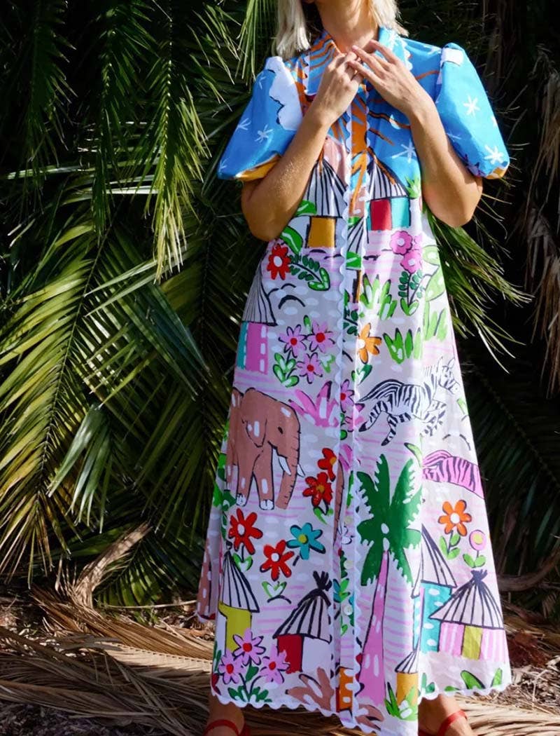 EmberLoom Maxi Graphic Dress