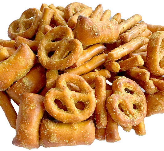 O'Shea's Candies Sweet Shop - Gourmet Flavored Pretzels 🥨 “Honey Mustard Mix” 1/2LB Bags 