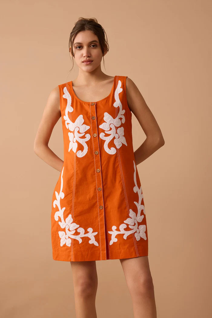 Gracie Embroidered Dress