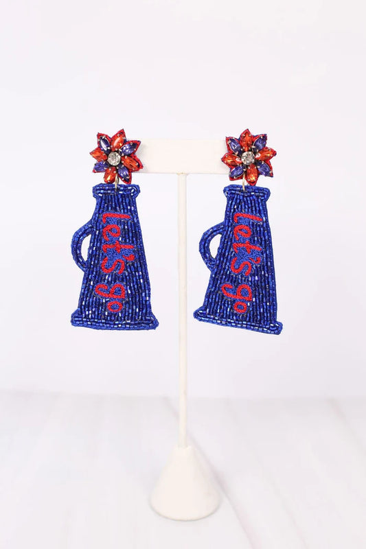 Let's Go Megaphone Earrings
