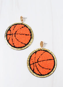 Nothing But Net Basketball Earring