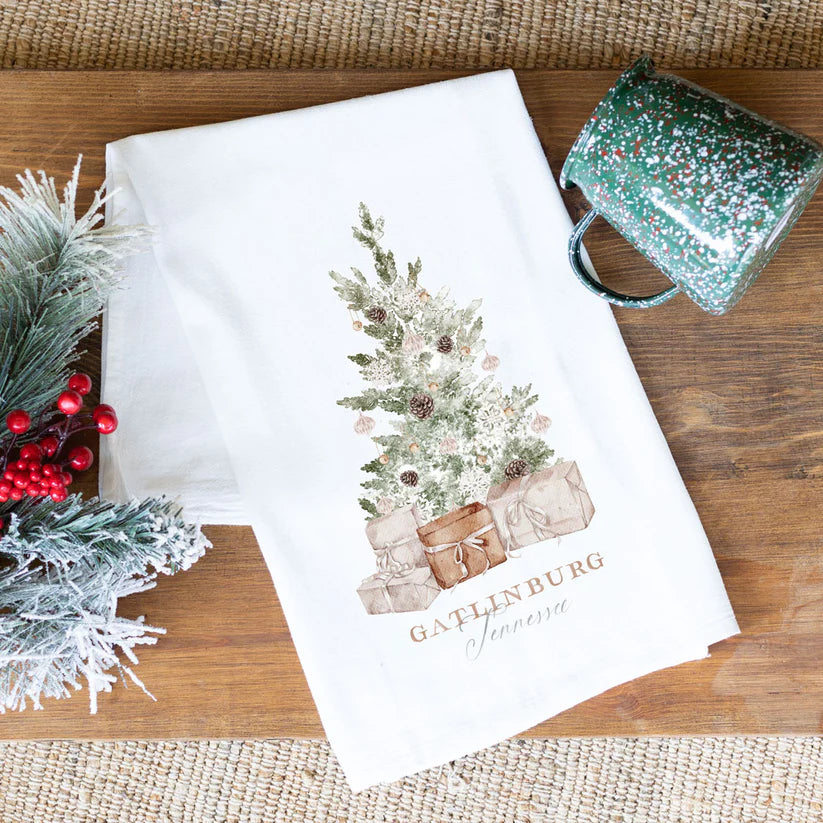 TENNESSEE Merry Christmas Tea Towel
