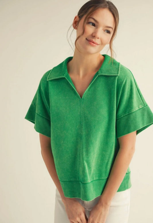 Kelly Green Top