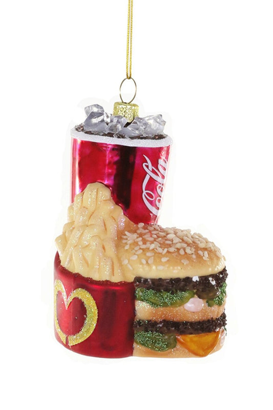 Fast Food Burger Ornament -Cody Foster