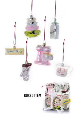 Christmas Kitchen Items 6 Asst Ornament Cody Foster