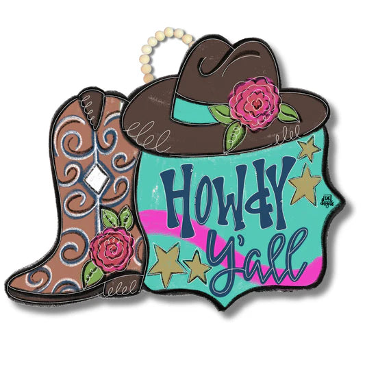 DK Howdy Yall Door Hanger