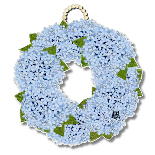 DK Hydrangea Wreath Door Hanger