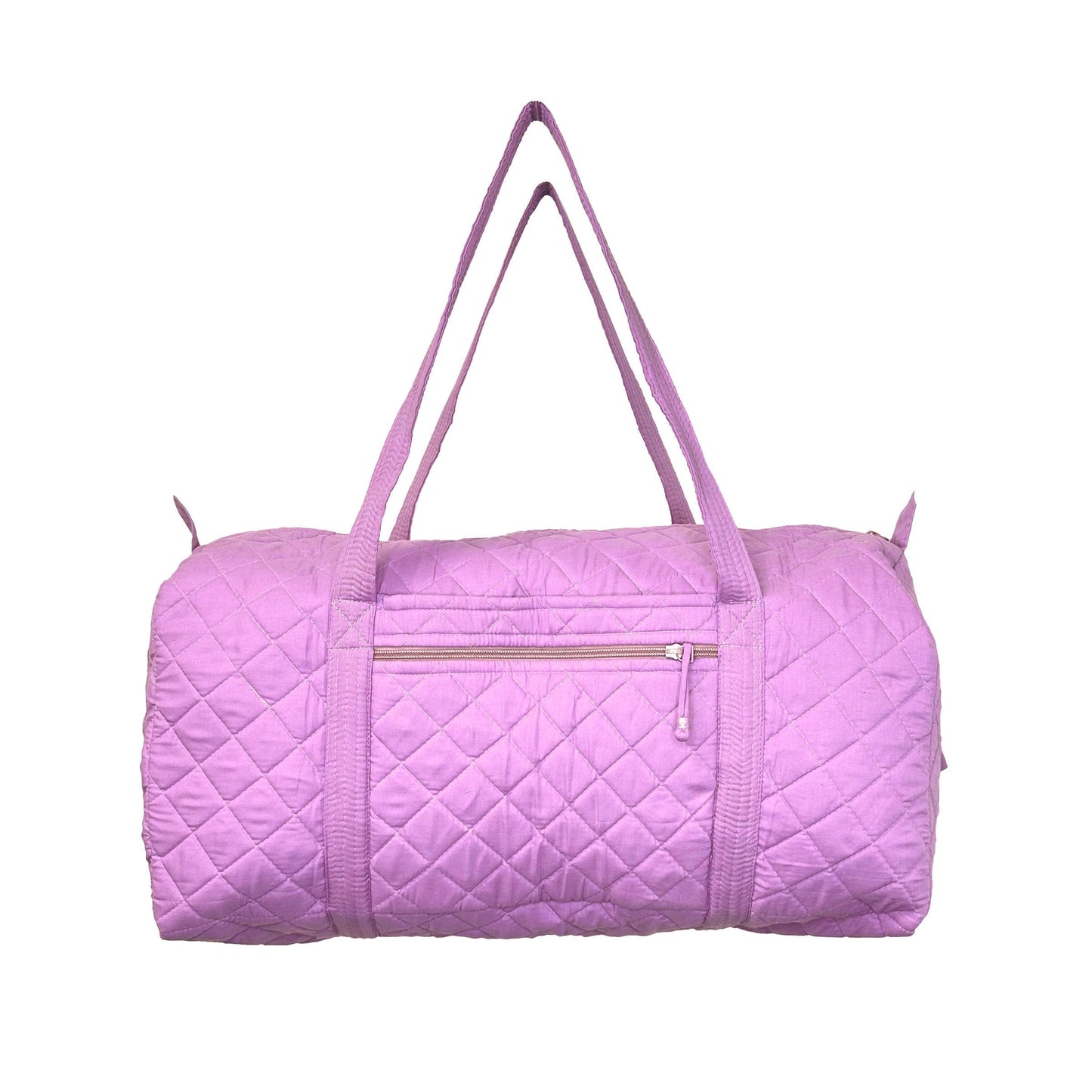 Aviva Collection – Quilted Solid Cotton Duffle Bag