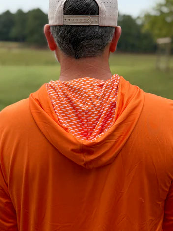 Orange and White State Hoodie