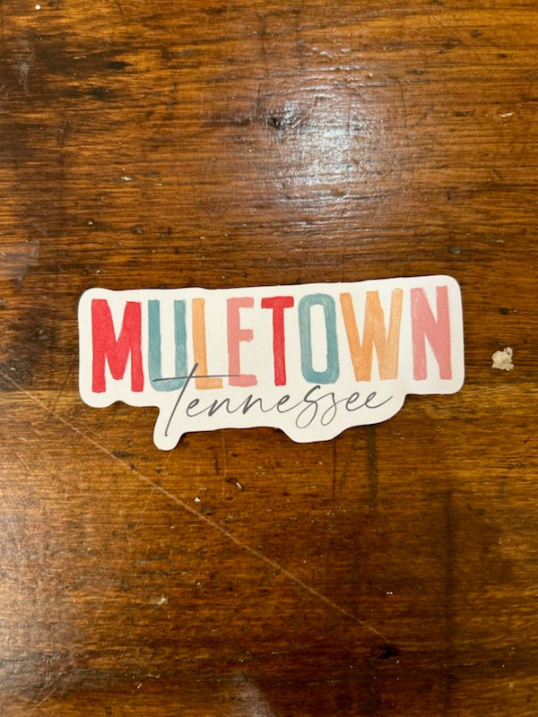 Columbia and Muletown Colorful Stickers