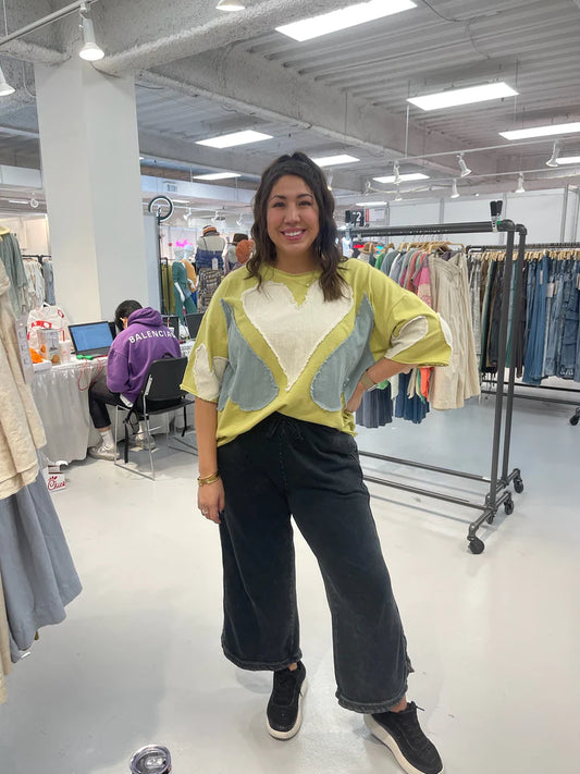 Oli & Hali Heart Oversized Top