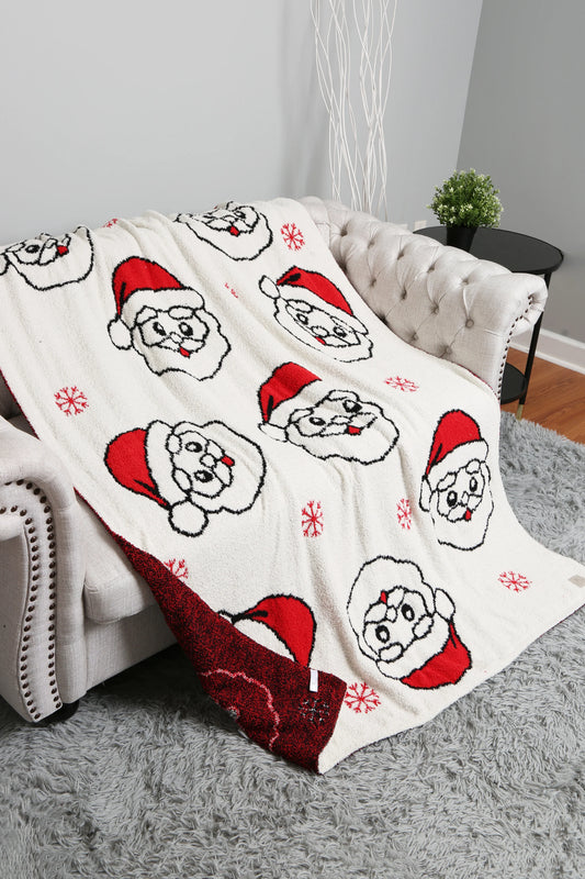Cozy Blanket Santa Pattern