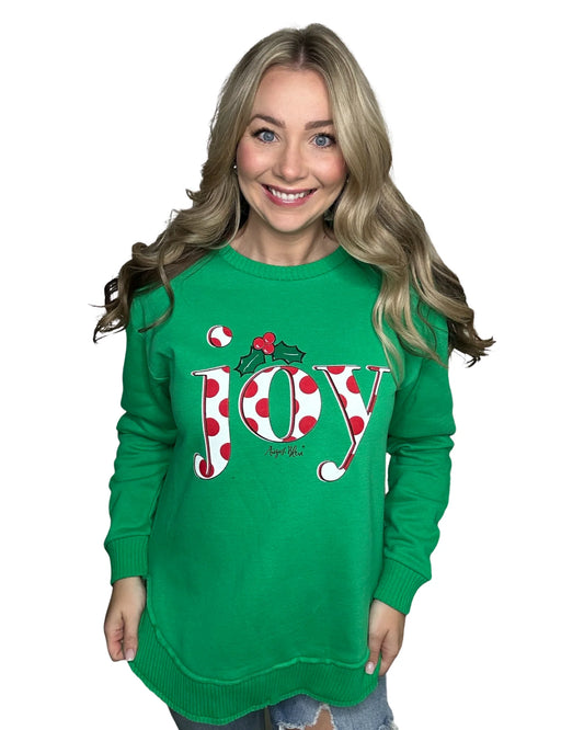 Green 'Joy' Sweatshirt