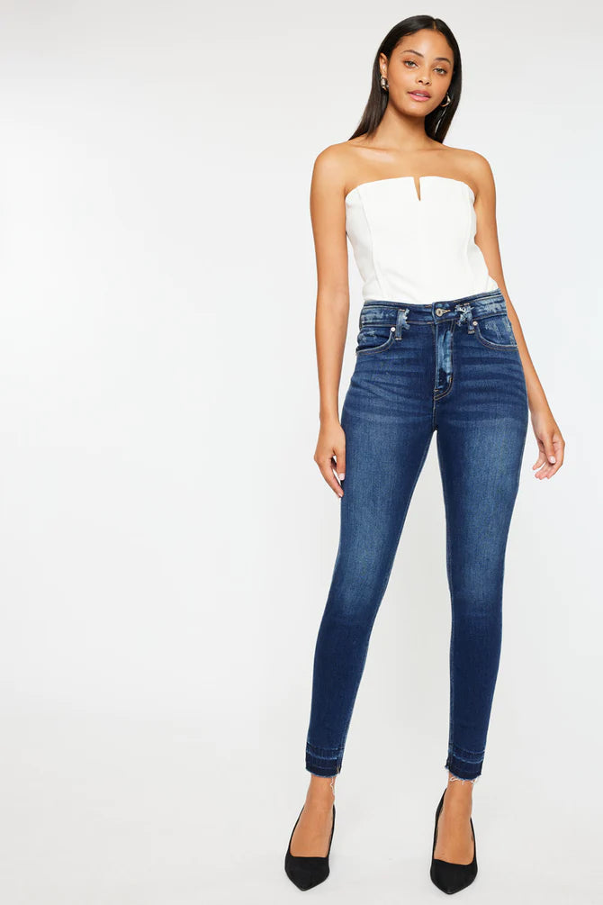 KanCan High Rise Dark Skinny Jeans