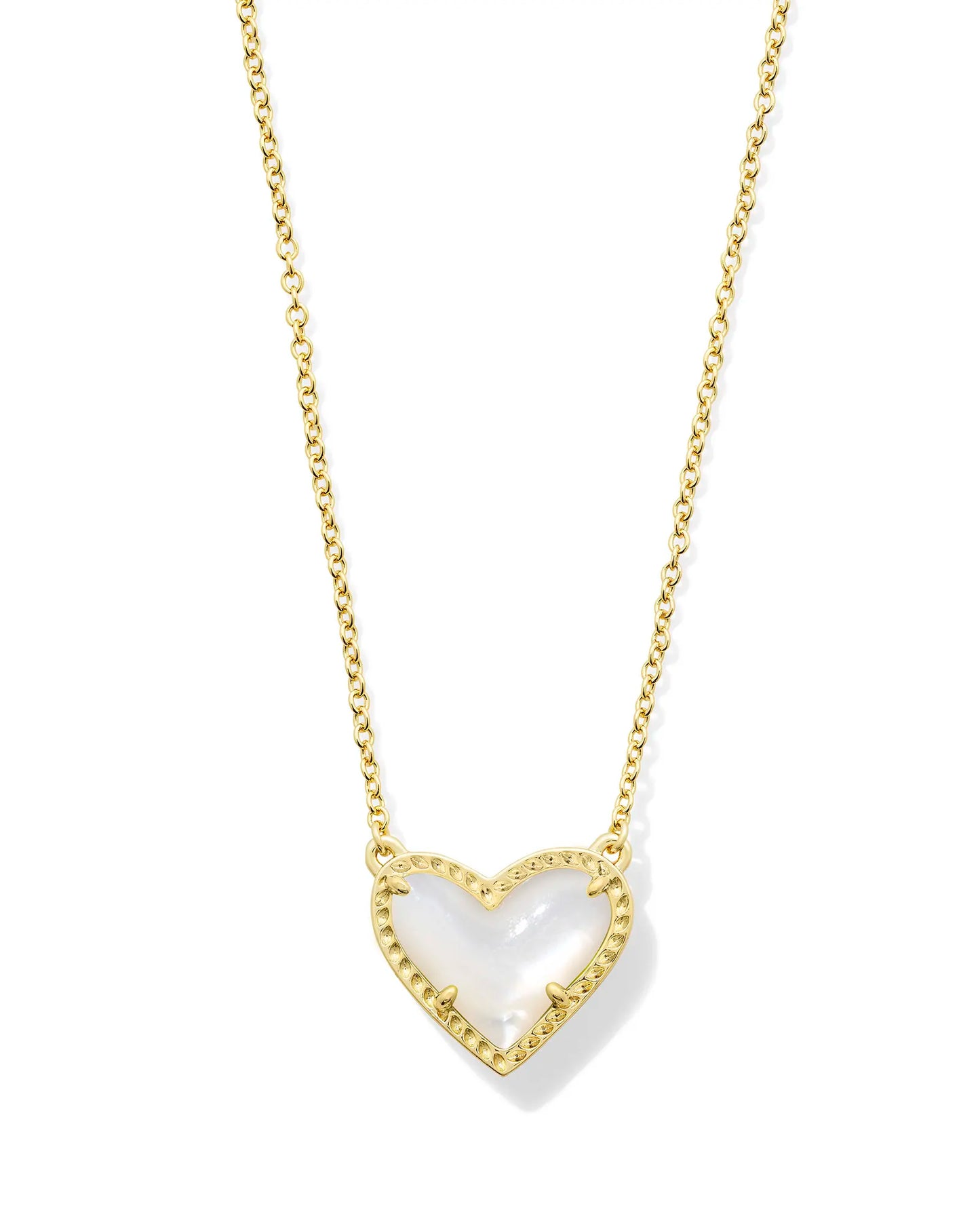 Ari Heart Gold Pendant Necklace