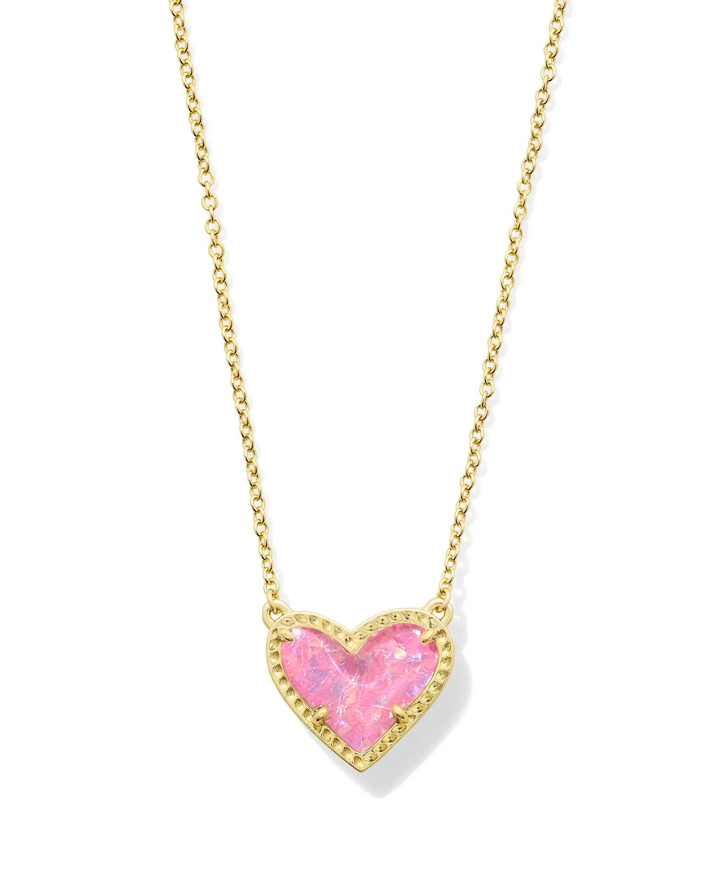 Ari Heart Gold Pendant Necklace