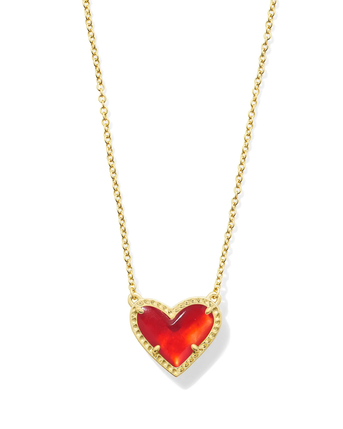 Ari Heart Gold Pendant Necklace