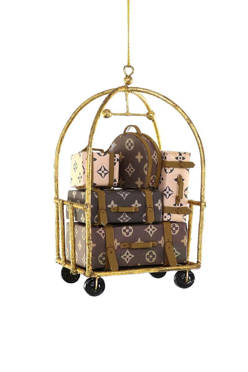 Luxury Hotel Luggage Ornament -Cody Foster