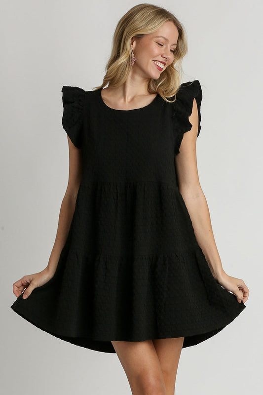 Black A-line Dress