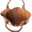 Sedona Horizon Jacquard Tote Bag in Sunset Coral