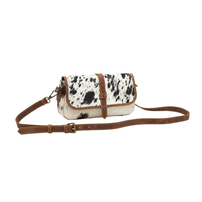 Myra Monochrome Swing Leather & Hair On Bag