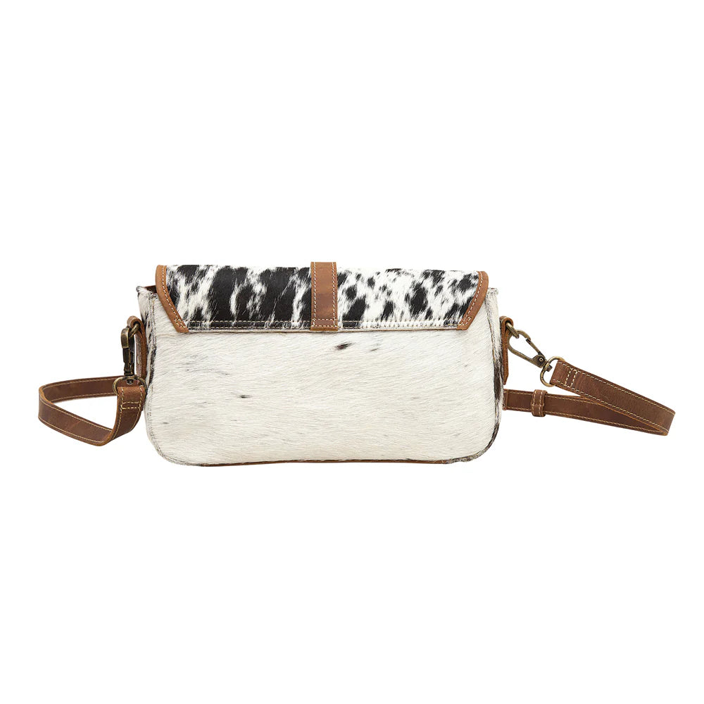 Myra Monochrome Swing Leather & Hair On Bag