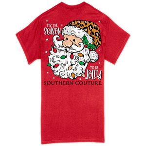 Season to be Jolly Santa-Red T-Shirt