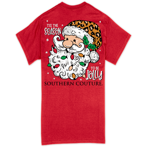Season to be Jolly Santa-Red T-Shirt