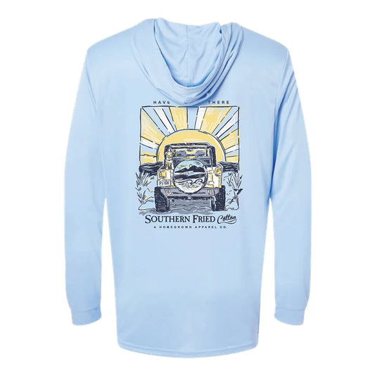 Mist Blue Have Fun Out There Hoodie