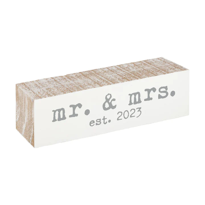 Mr. & Mrs. 2023 Wood Sitter