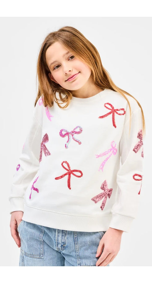 Sarah Youth Sweatshirt | Bows