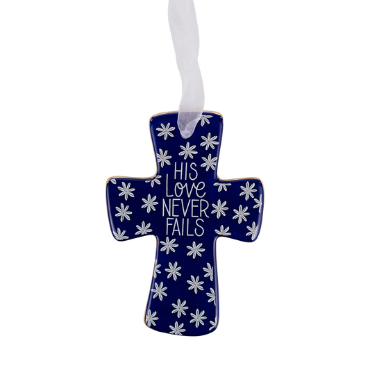 His Love Never Fails Cross