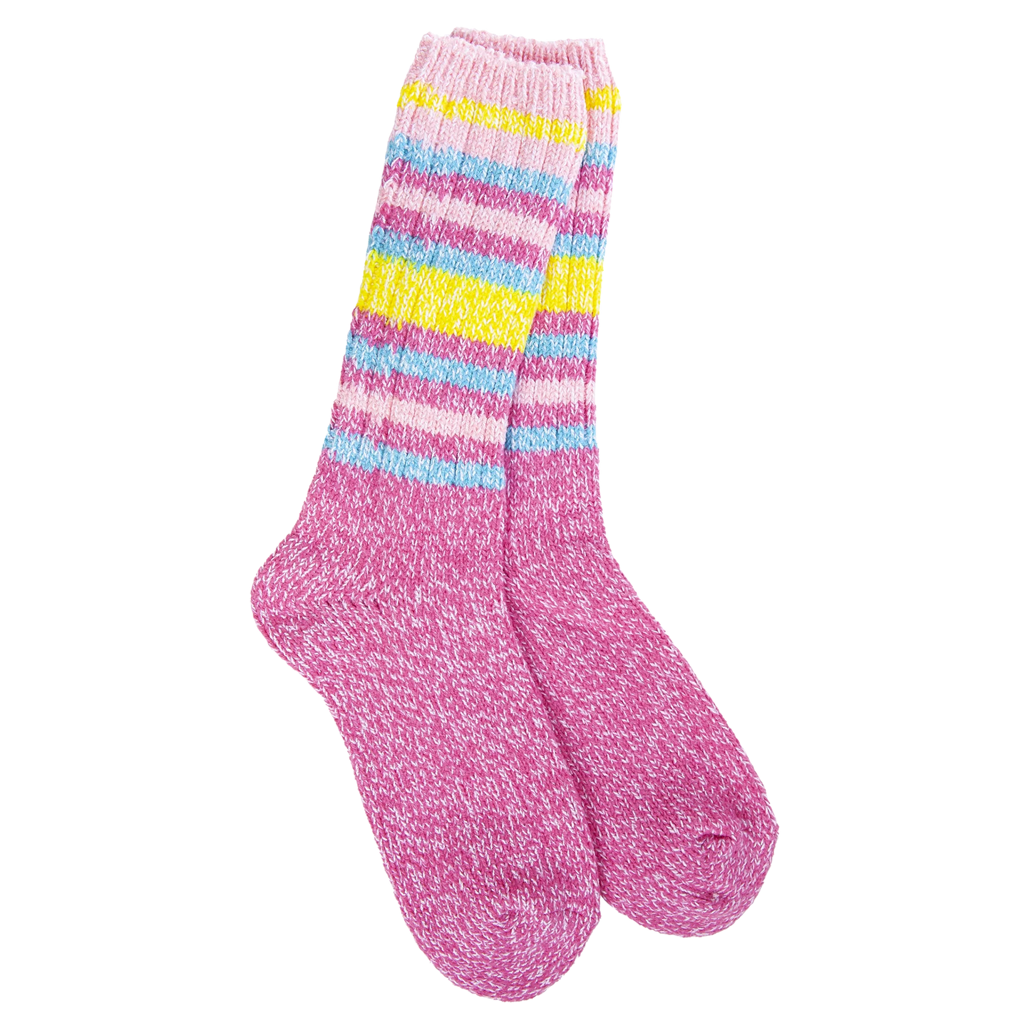 Worlds Softest Weekend Ragg Crew Stripe Sock