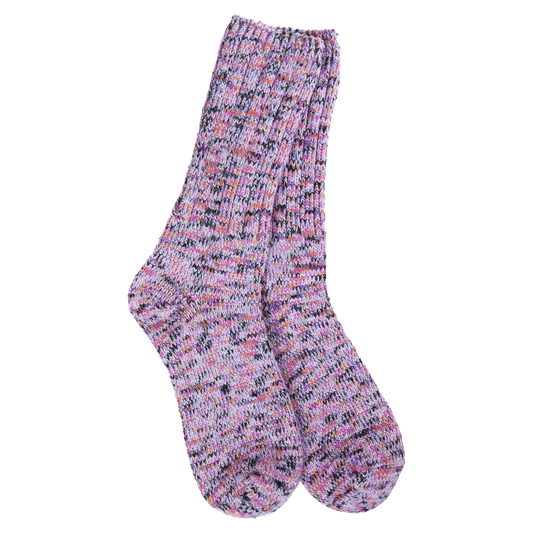 Worlds Softest Weekend Ragg Crew Sock Multi