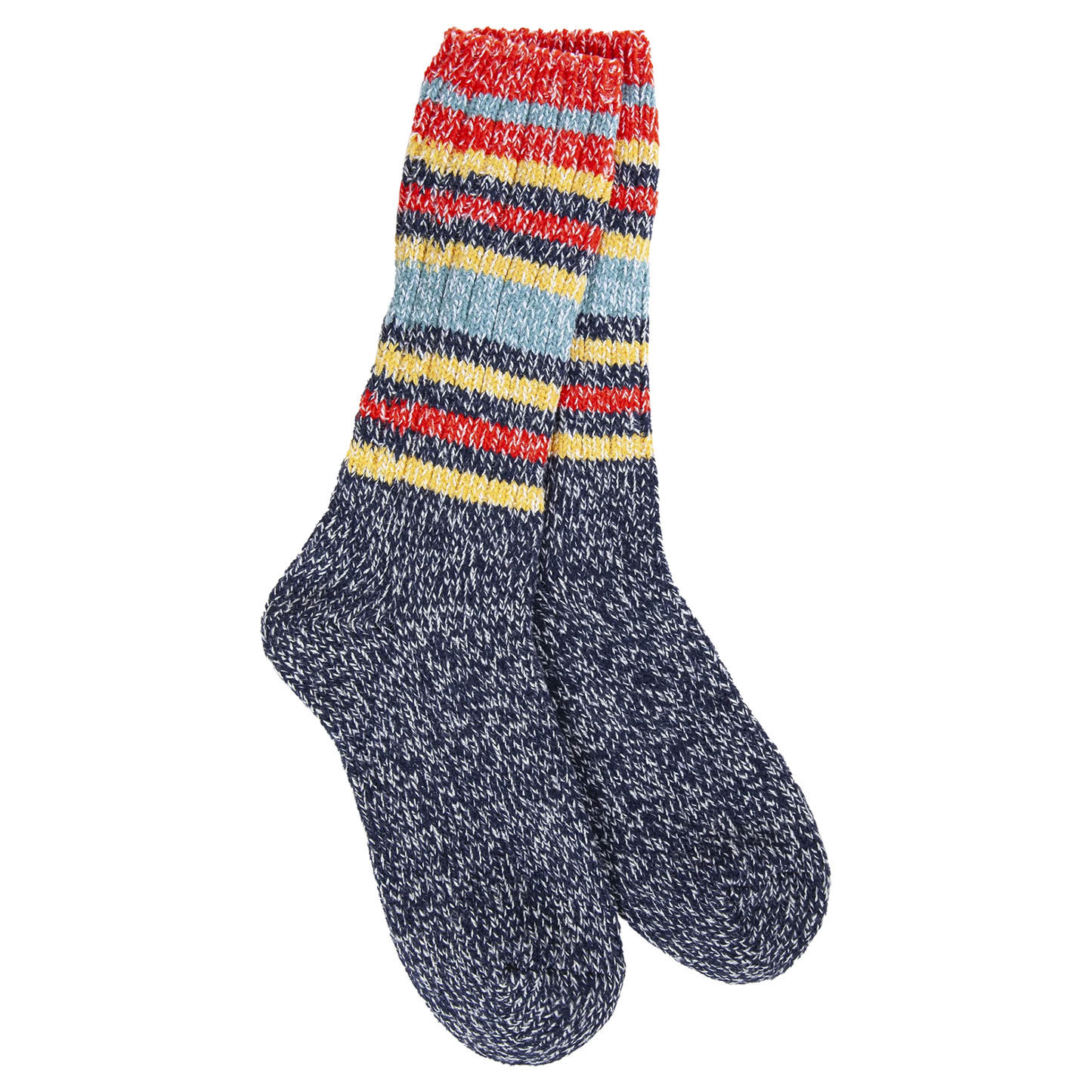 Worlds Softest Weekend Ragg Crew Stripe Sock