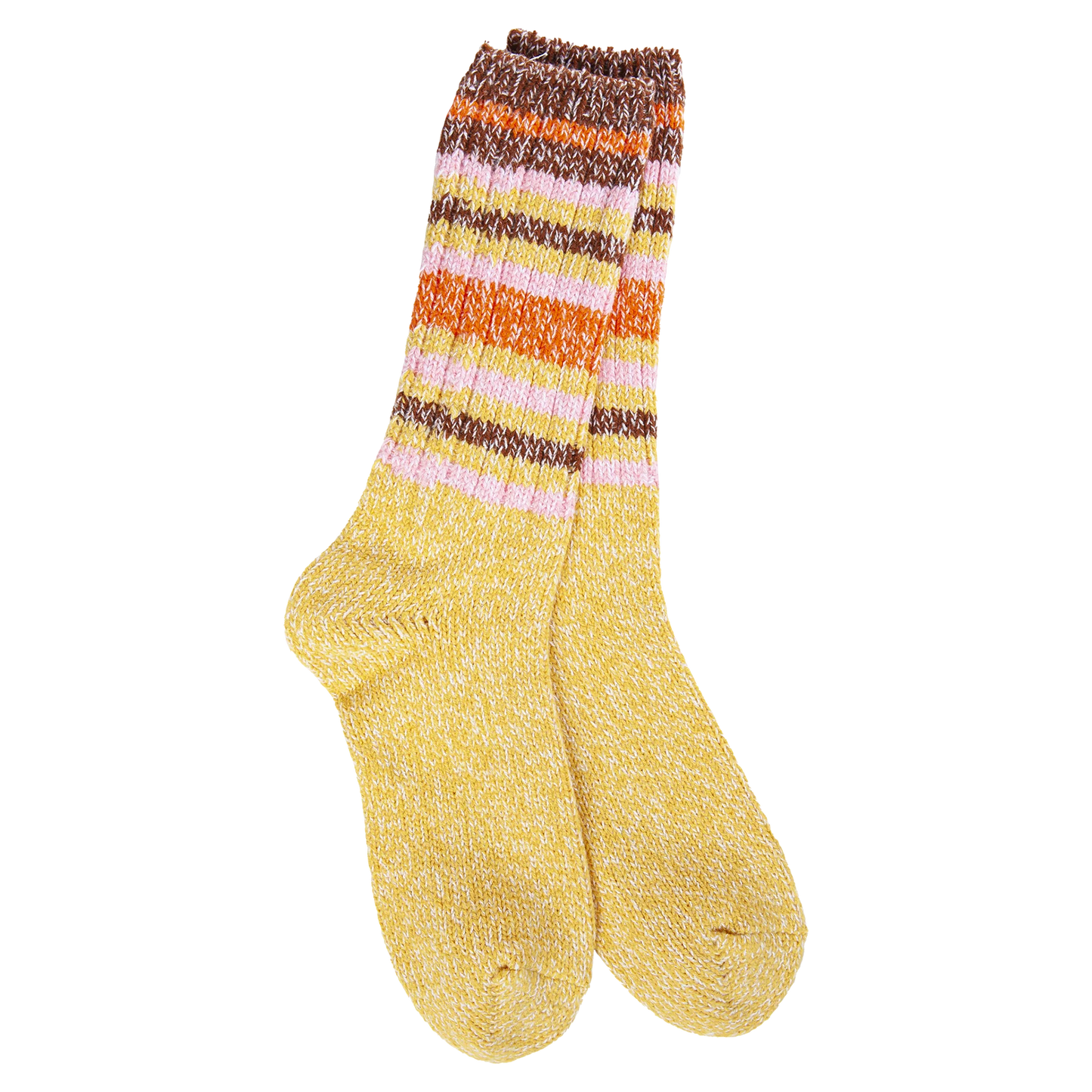 Worlds Softest Weekend Ragg Crew Stripe Sock