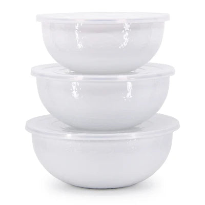 White Mixing Bowl Set