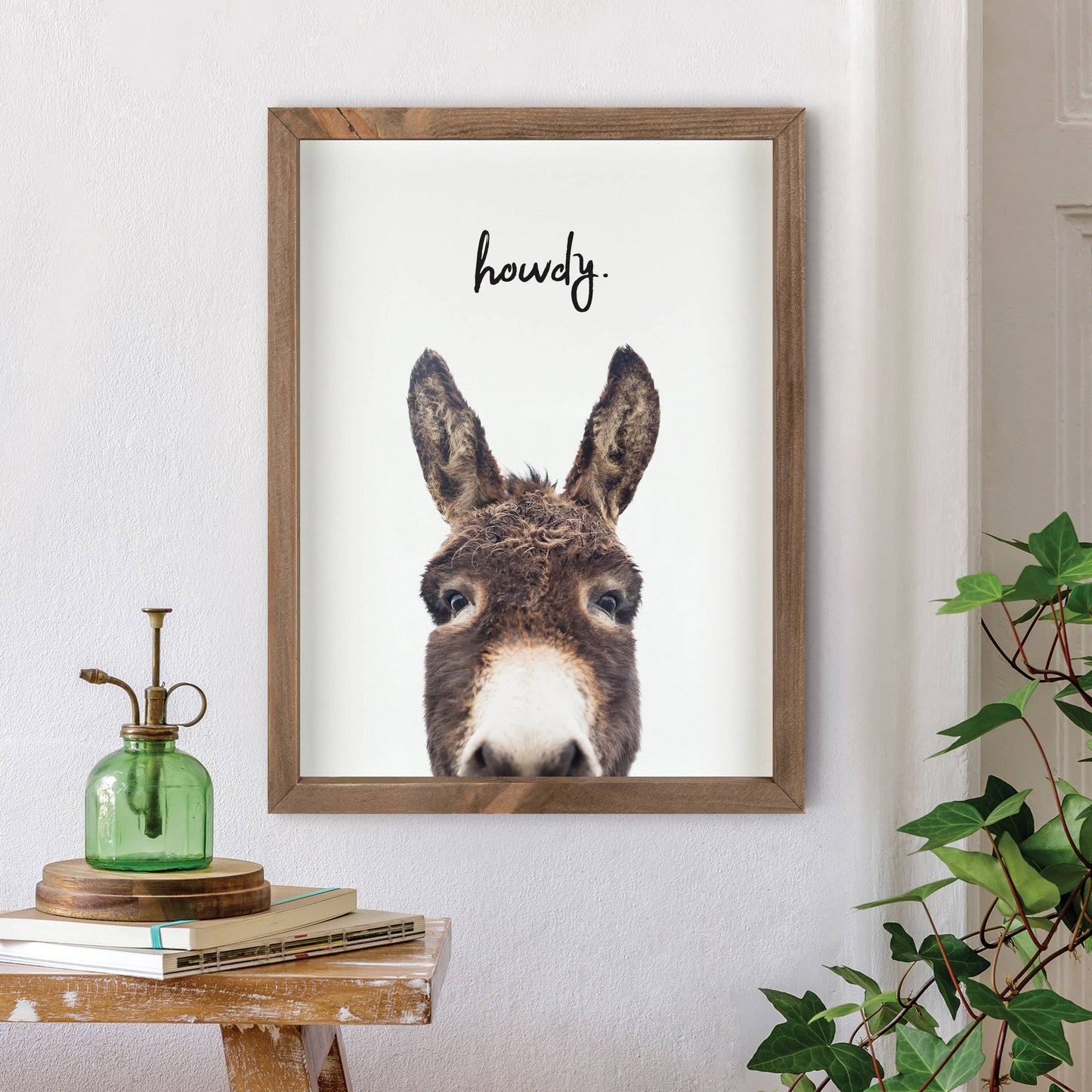 Howdy Mule Framed Picture