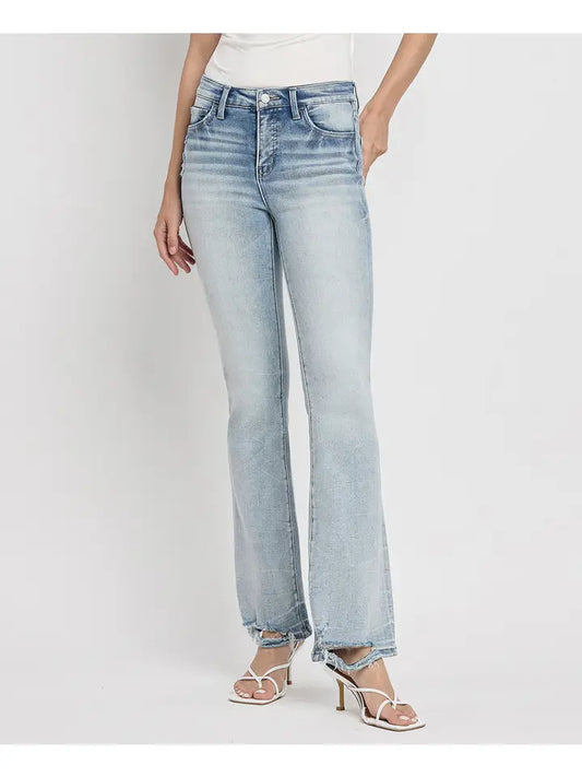 LoveIvet By Vervet Tummy Control Mid Rise Bootcut Jeans