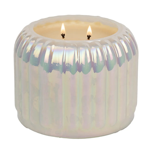Sweet Grace Collection Candle #071 | White Iridescent Candle