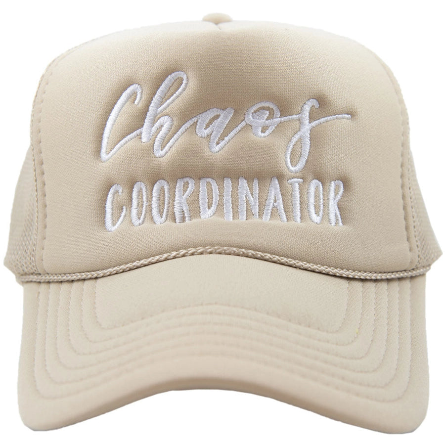 Chaos Coordinator Foam Hat (Khaki)