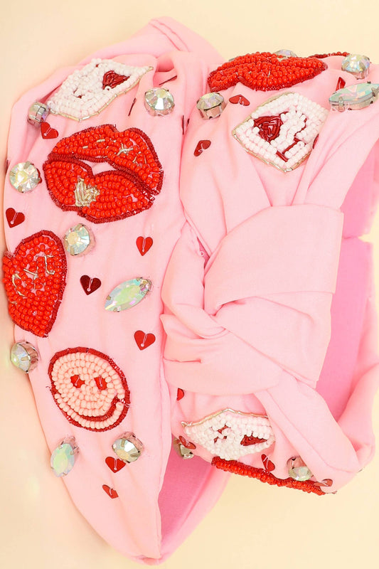 Sophia Collection - Valentines Day Theme Jeweled Headband