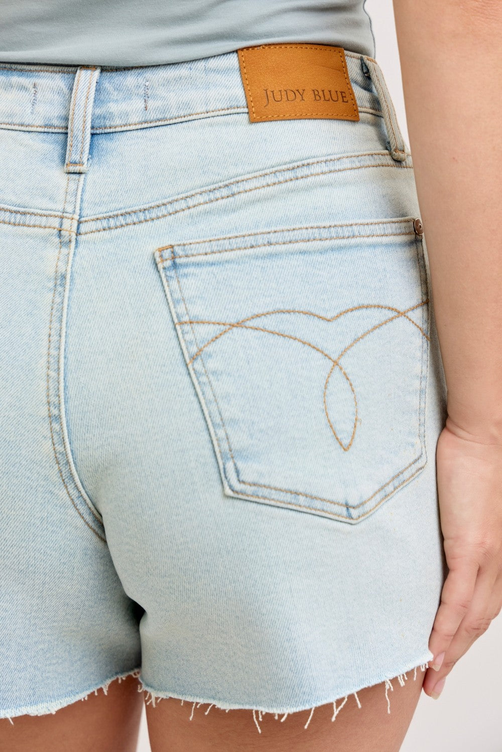 Judy Blue High Waist Rigid Magic Cut Off Short