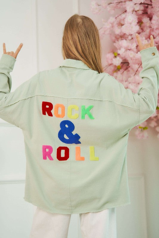 Rock & Roll Fringe Hem Shirt