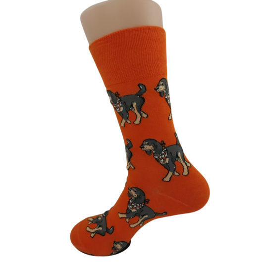Barrel Down South - Walking Bluetick Coonhound Socks