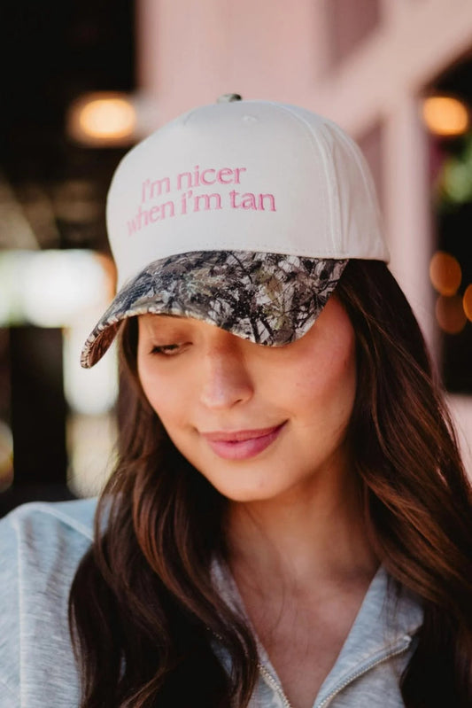 Trucker Hat-I'm Nicer When I'm Tan