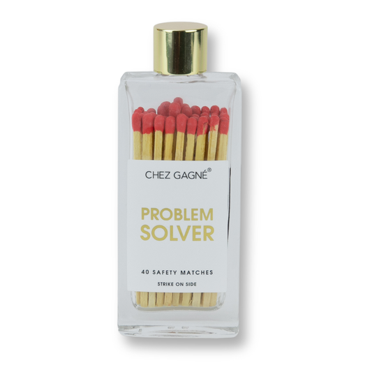 Chez Gagné - Problem Solver - Glass Bottle Safety Matches