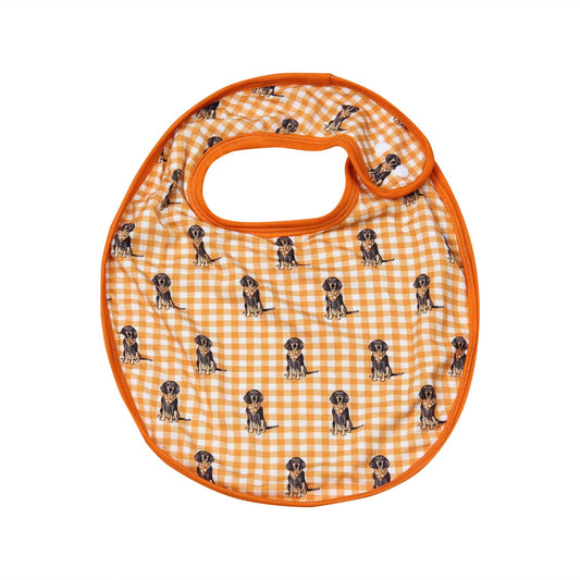 Barrel Down South - Bluetick Coonnhound Gingham TN Bib