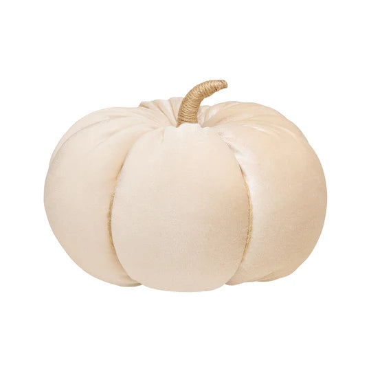 Small Velvet Fabric Pumpkin
