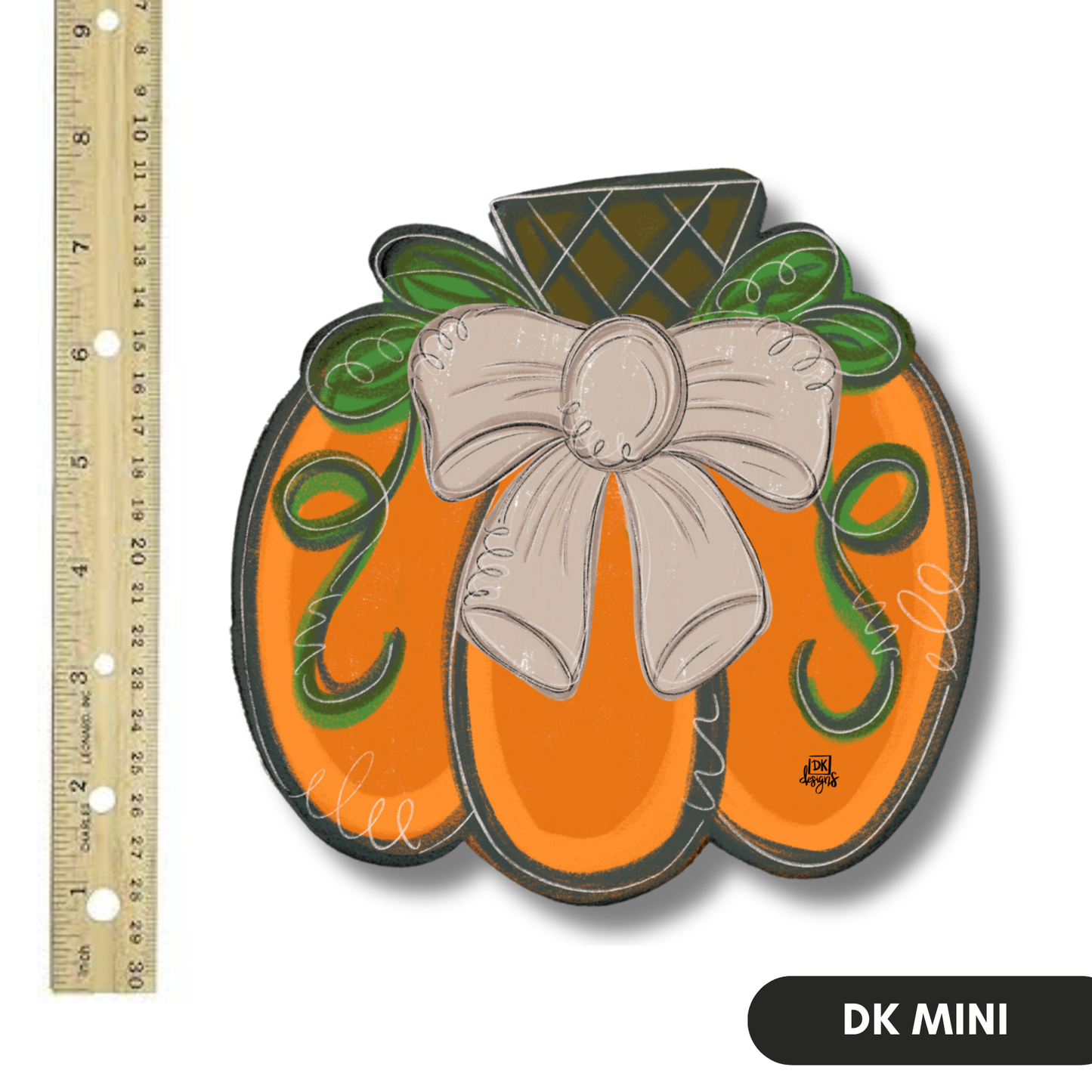 DK Mini Bow Pumpkin